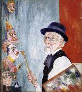 James Ensor My Portrait with Masks painting